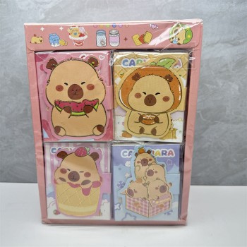 POST IT CAPIVARA BOOK BLOCO DE ANOTAÇÃO