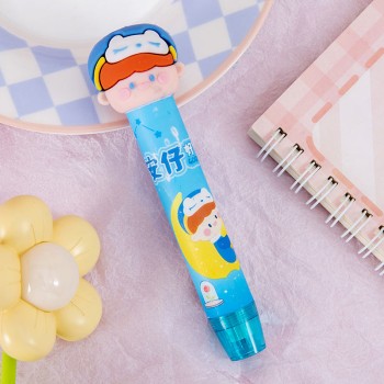  BORRACHA PONTA DESENHO 3D MENINO ERASER COM REFIL