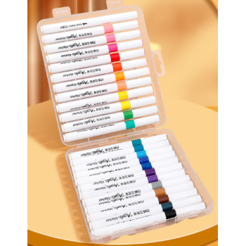 KIT 24 CORES CANETINHA MARCADOR DE ACRILICA