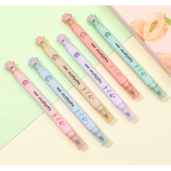 MARCA TEXTO PONTA DUPLA PATINHA DE GATO COLOR NOTE