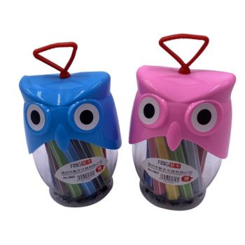 CANETINHA 12 CORES CORUJA