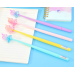 CANETA DE GEL FLEXIVEL UNICORNIO PONTA FINA