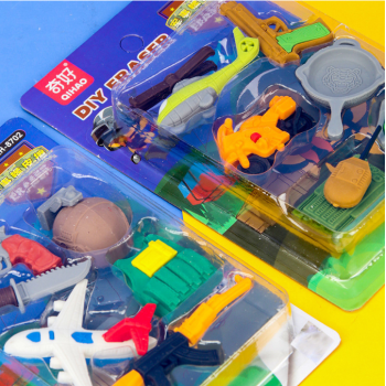 BORRACHA DIY DESMONTAVEL CRIATIVO MILITAR