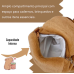 MINI MOCHILA PELUCIA CAPIVARA COM PERNA ESCURO