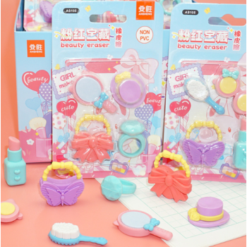 BORRACHA 4 KIT DE BELEZA BEAUTY ERASER CARTELA