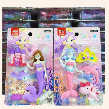 BORRACHA SEREIA KIT 4 PÇS BORRACHA CRIATIVO DIY