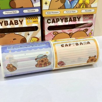 ROLO BLOCO DE ANOTAÇÃO POST IT CAPIVARA WM668/2