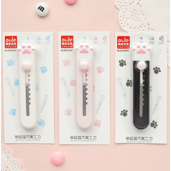 MINI ESTILETE DECORADO PATINHA DE GATO