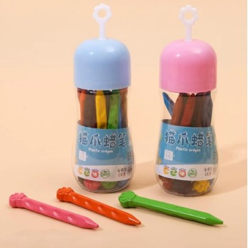 GIZ DE CERA FORMA PATINHA DE GATO 12 CORES