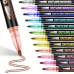 CANETINHA DOUBLE LINE OUTLINE MARKER KIT COM 8 CORES CANETA CONTORNO