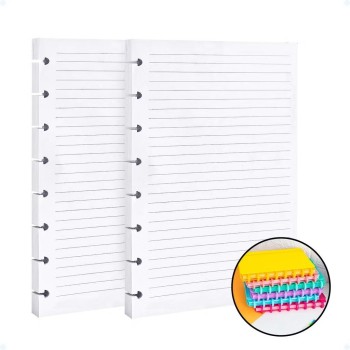 FOLHA REFIL 8 DISCOS PARA CADERNO INTELIGENTE TAMANHO A5