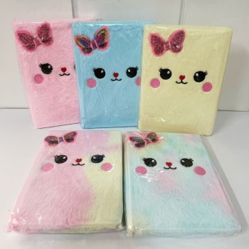 CADERNO PELUCIA ROSTO FOFO