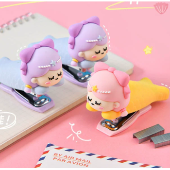 MINI GRAMPEADOR DE SEREIA FOFO MATERIAL ESCRITÓRIO