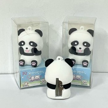 MINI APONTADOR DE LÁPIS PANDA FOFO EMBORRACHADO