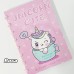 CADERNO FINO 8 DISCOS UNICORN CUTE FOLHA TAMANHO A5 PEQUENO