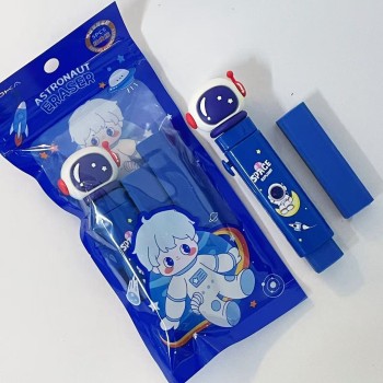 BORRACHA PUSH ASTRONAUTA KIT COM REFIL