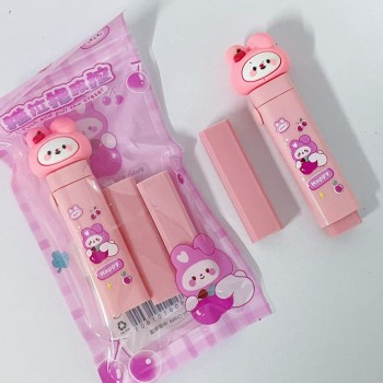 BORRACHA PUSH COELHO FOFO KIT COM REFIL