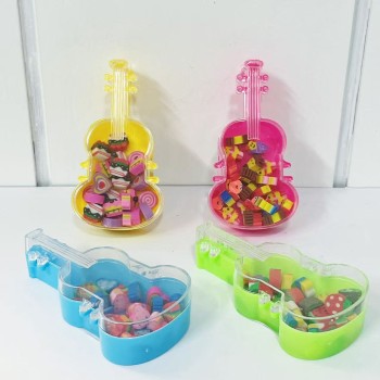 MINI BORRACHA MODELO VARIADO EMBALAGEM VIOLINO