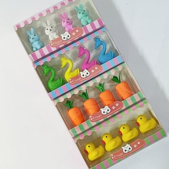 MINI BORRACHA DIVERTIDA COM 4 PEÇAS KIT SORTIDO