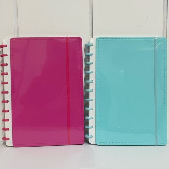 CADERNO INTELIGENTE 11 DISCOS CAPA LISO FOLHA A4