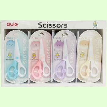 TESOURA INFANTIL ESCOLAR COM ALÇA CORTE DE PAPEL