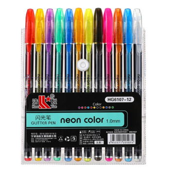CANETA COLOR PEN NEON KIT 12 CORES