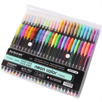 CANETA COLOR PEN NEON KIT 48 CORES