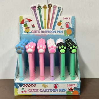 UNIDADE CANETA PATINHA DE GATO FOFO