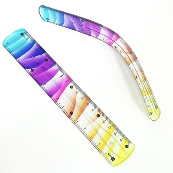 UNIDADE REGUA COLORIDA FLEXÍVEL MALEÁVEL 20 CM