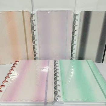 CADERNO INTELIGENTE 10 DISCOS COR GRADIENTE TAMANHO B5 MÉDIO