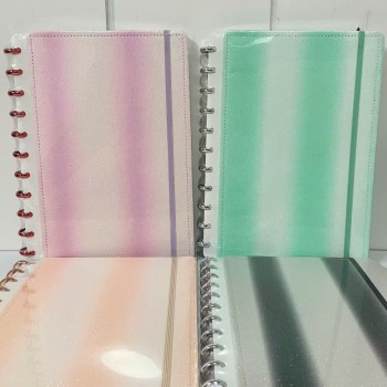 CADERNO INTELIGENTE 11 DSICOS COR GRADIENTE TAMANHO A4 GRANDE