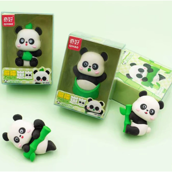 BORRACHA CRIATIVO TEMA PANDA FOFO APAGADOR ESCOLAR