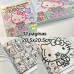 LIVRO DE COLORIR CUTE COMFY  HELLO KITTY