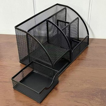 PORTA CANETA ARAMADO SUPORTE ORGANIZADOR DE ESCRITÓRIO