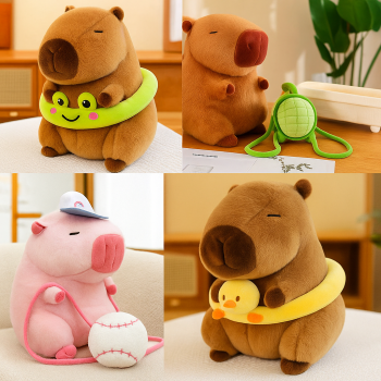 CAPIVARA DE PELUCIA 25CM L-1148