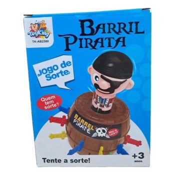 JOGO DE BARRIL APERTA E PULA BARREL PIRATE
