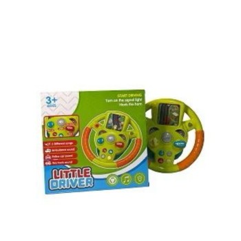 VOLANTE COM PISTA DE CORRIDA A DIRIGIR CARRO