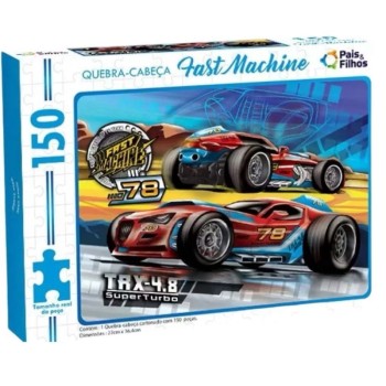 QUEBRA CABEÇA 150 PÇS FUNDO DO MAR E FAST MACHINE