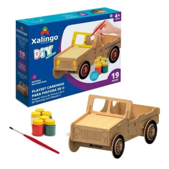 PLAYSET CARRINHO P/ PINTURA 3D II