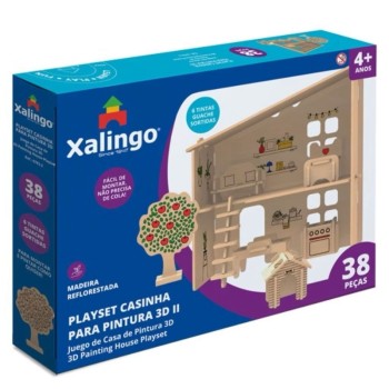 PLAYSET CASINHA P/ PINTURA 3D II