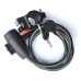 CADEADO COM SENHA PARA BICIBLETA COM CHAVE  BC602