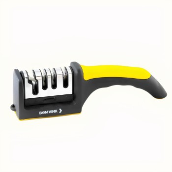 AFIADOR AMOLADOR DE FACAS E TESOURAS 4 EM 1 PROFISSIONAL BOM-1548