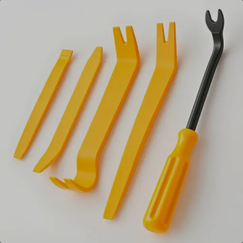 BOM-3613 JOGO DE ESPATULAS DE NYLON AUTOMATIVAS COM 5PÇD