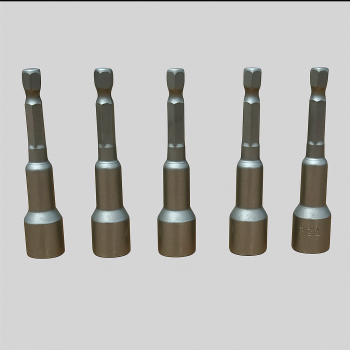 BOM-5011 KIT 5 SOQUETES CANHÃO MAGNETICO 516 65MM PARAFUSADEIRA	