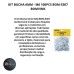 BOM-5307 KIT BUCHA -M6 100 PÇS