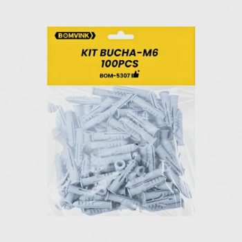 BOM-5307 KIT BUCHA -M6 100 PÇS