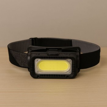 LANTERNA DE CABEÇA RECARREGAVEL USB BOM-4014