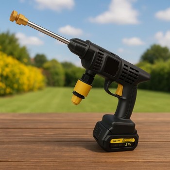 LAVADORA DE PRESSÃO PORTATIL A BATERIA BOM-7001