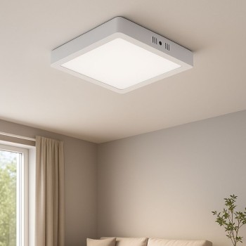 LUM LED PLAFON GROSSO QUADRADO SOBREPOR 794 PG-Q18WBQ