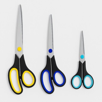 TESOURA 3 PÇS BOM-3301